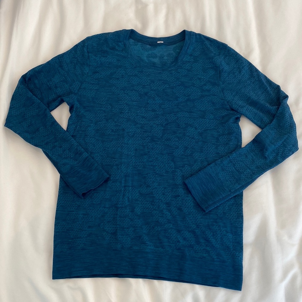 Lulu Lemon Swiftly Blue Long Sleeve
